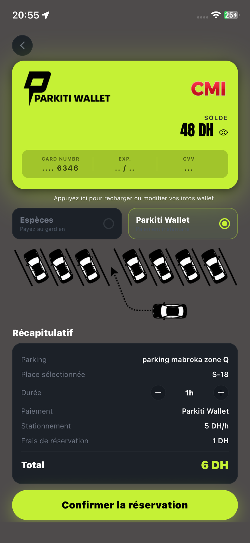 réservation parkiti
